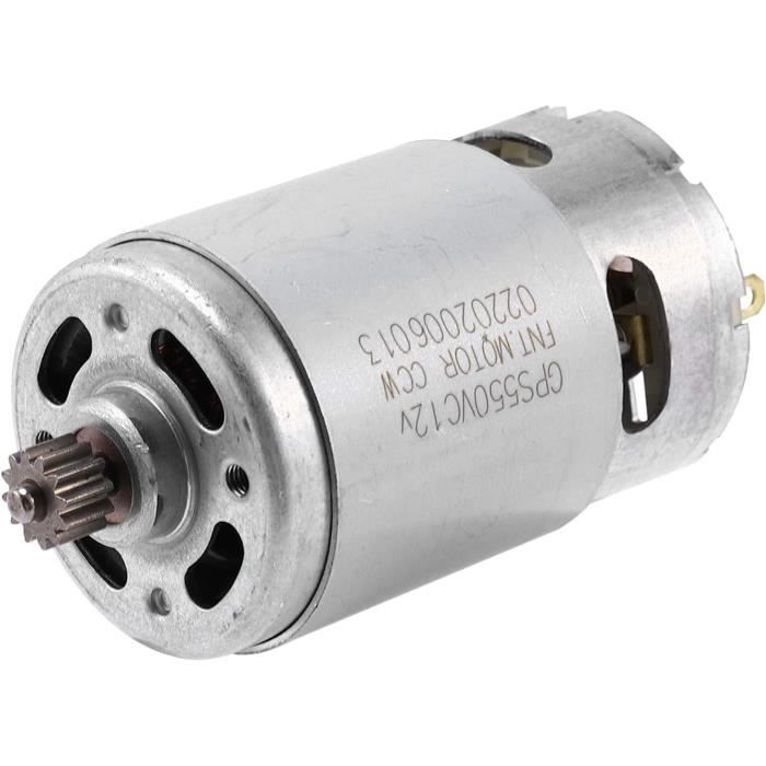 Temhyu Motor 1 pièces 12 dents RS390 moteur à courant continu 12V 6V perceuse électrique moteur électrique poussette moteur bricolage voiture modèle