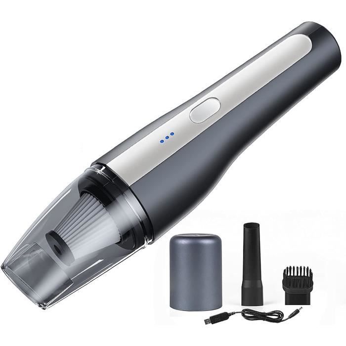 FAOKZE Aspirateur Voiture 8000Pa Sans Fil - Mini Aspirateur Portable Puissant Rechargeable