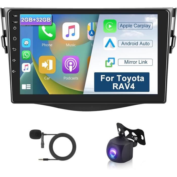 4G+64G Android Autoradio Pour Toyota RAV4 2007-2012 9 Pouces