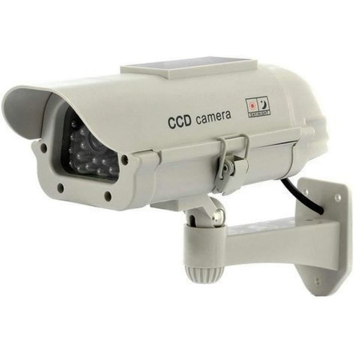 Fausse caméra de surveillance blanche