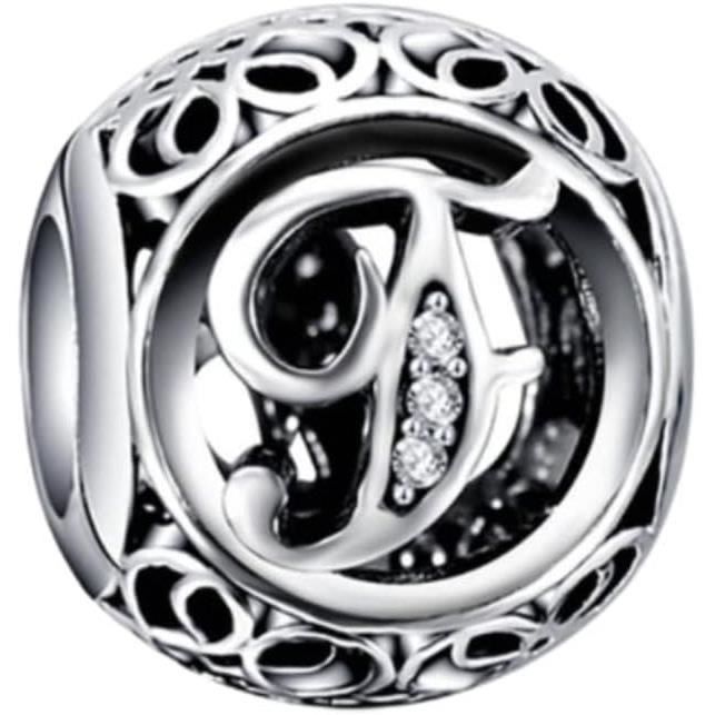 Plaqué rhodium argent sterling 925 3D charme Colisée romain