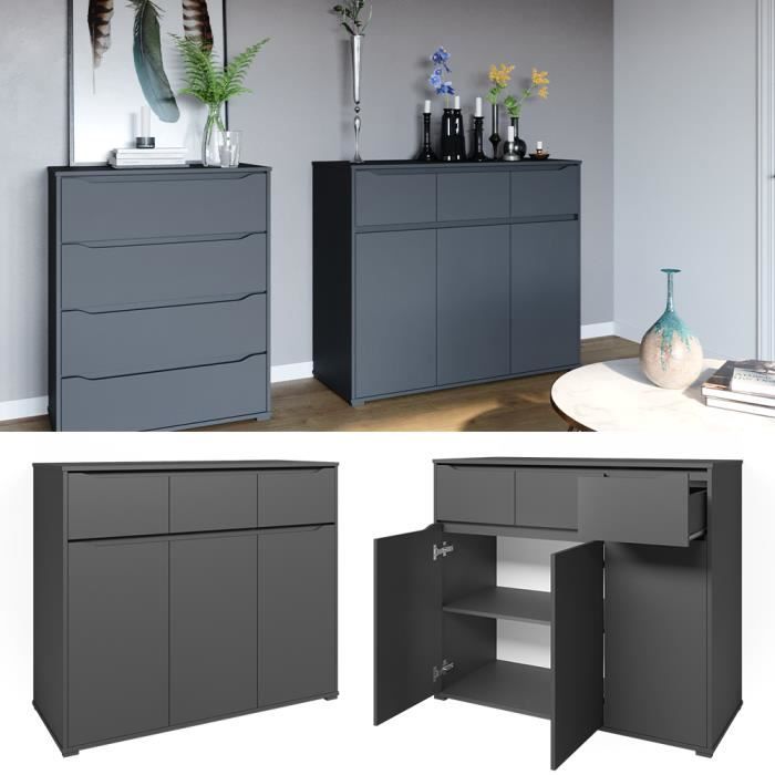 Armoire-penderie Vicco GUEST - Étagère, chambre à coucher, extension