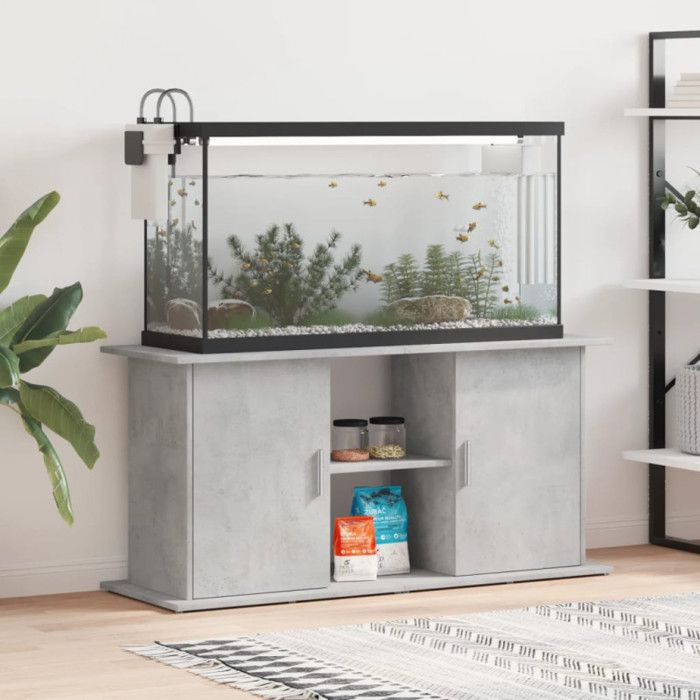 Support d'aquarium vidaXL 121x41x58 cm béton