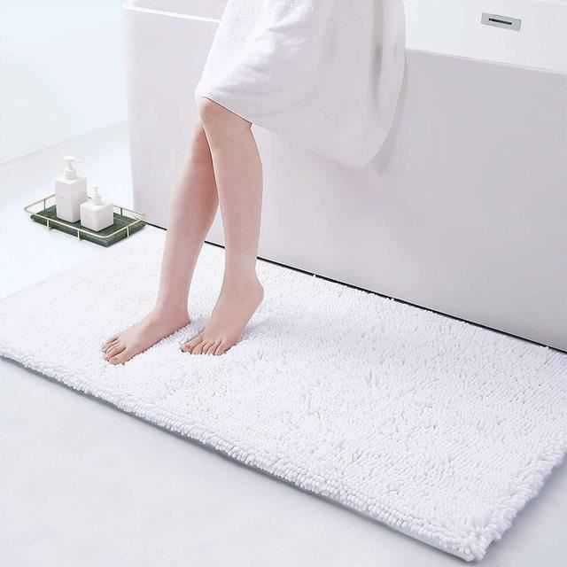 Tapis Antidérapant Salle De Bain 40x60cm - Mousse Mémoire De Forme, Motif Tortue, Lavable En Machine