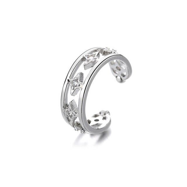 Boucles D'oreilles Clip Argentées Avec Diamants - Pour Peaux Sensibles, Sans Perçage, Réglables Et Confortables