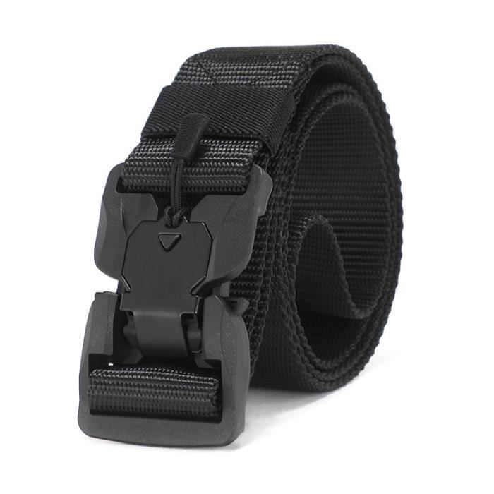 Ceinture militaire beige en toile avec boucle chromée - Achat vente pas cher Surplus militaire