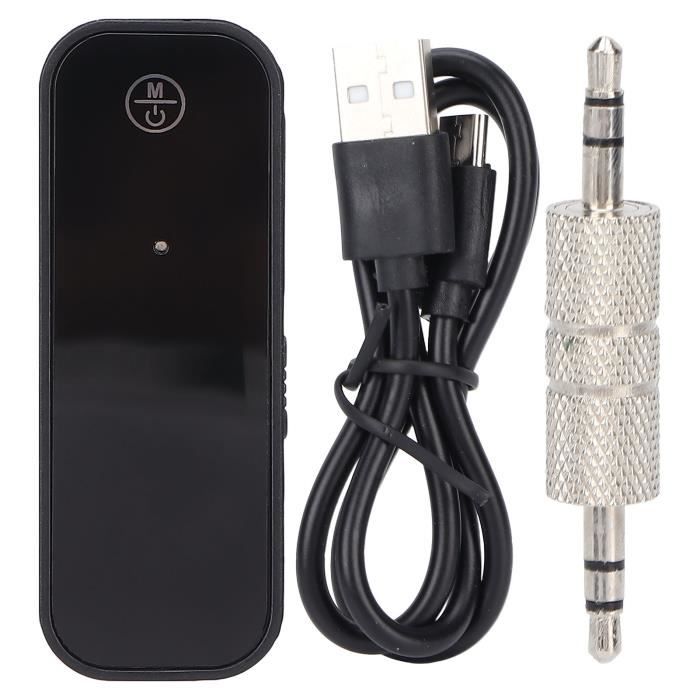 AOSAIXIS Émetteur FM Bluetooth Pour Voiture - Adaptateur USB-C & USB 2.4A, Charge Rapide, Appels Mains Libres, Streaming MP3/FLAC - 4