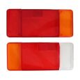Like-Paire de boîtier de feu arrière de camion couvercle gauche droit rouge orange blanc de remplacement pour Iveco Eurocargo Daily-1