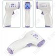 TD® Thermometre Infrarouge Thermometre Medical Sans Contact pour Bébé / Adulte Thermometre Digital Multifonction avec Ecran LCD-1