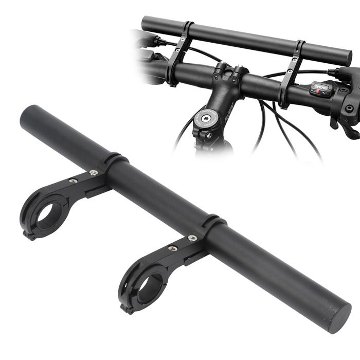 Sosoport Rallonge De Guidon VTT En Alliage – 2 Pièces – Fixation Multifonction Pour Lampe, GPS, Téléphone, Caméra – Installation Rapide