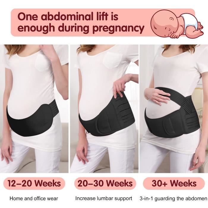 Ceinture Grossesse Bandeau Grossesse Femme Enceinte Reglable Maternite et Post Accouchement Bande De Ventre pour Support Lo 290 Cdiscount Puericulture Eveil bebe
