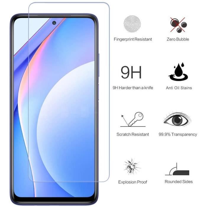 Protecteur d'Objectif Xiaomi Mi 10T 5G/10T Pro 5G 3MK Hybrid - 4 Pièces