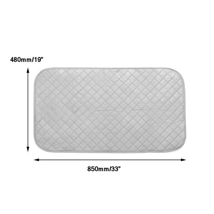 3 Pièces Tapis De Presse à Chaud Pour Easypress - Tapis Repassage Protecteur Réutilisable 3 Tailles Gris