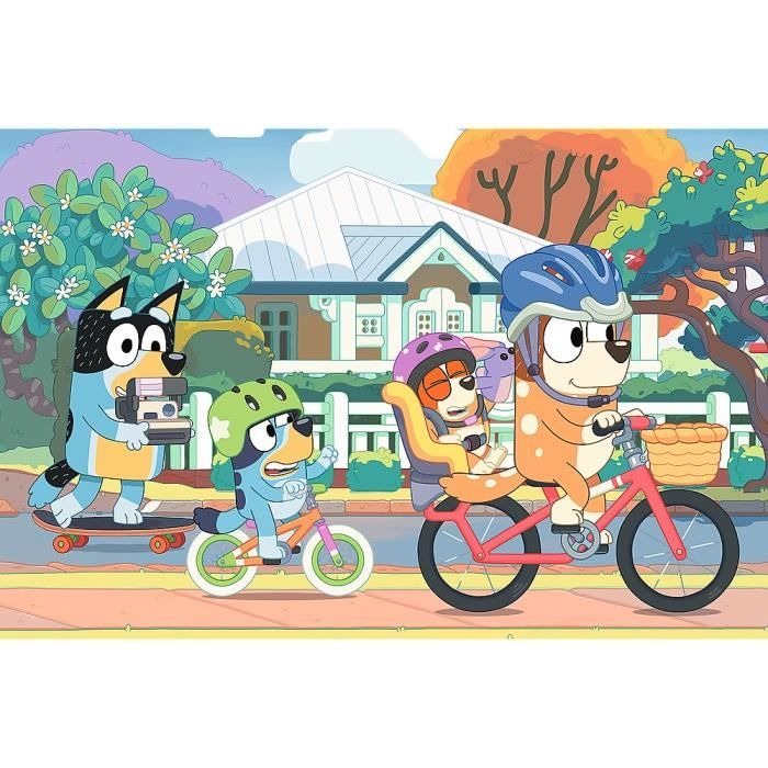 Puzzle Bluey - TREFL - 60 pièces - Coloré - Enfant - Dessins animés et ...