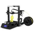 Imprimante 3D JGAURORA Magic DIY FDM Kit de cadre en métal de haute précision Noir-2