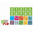 Montessori - Clementoni - Les chiffres tactiles - Jeu éducatif apprentissage des chiffres - 10 cartes chiffres rugueux - Dés 3 ans-2
