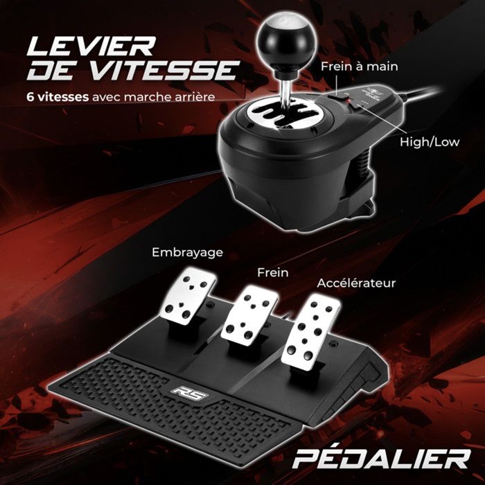 Simulateur De Course Complet PC - Châssis Fanatec + Volant + Pédalier + Écran 49' - Occasion