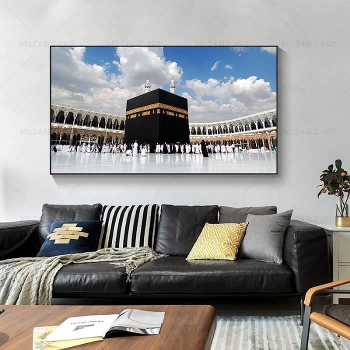 Tableaux Posters Et Arts Décoratifs Lieux Saints Islamiques Masjid Al-Haram  Photos Kaaba À La Mecque Arabie Saoudite Affiches[q272] - Cdiscount Maison