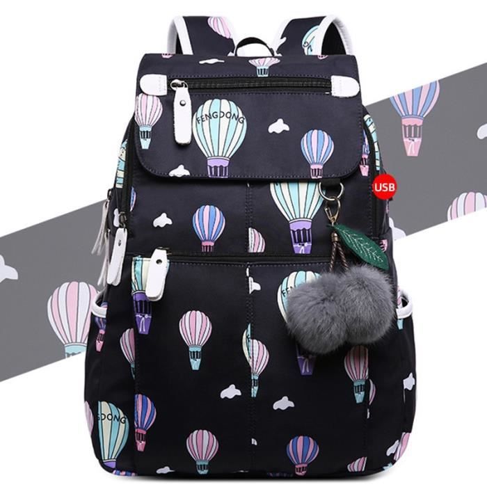 Expression blanche 2021 Fashion School Backpacks Nylon