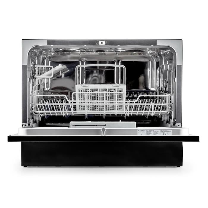Mini Lave Vaisselle 6 Couverts - Klarstein ia 6 - Pose Libre avec 6  Programmes - Noir - Cdiscount Electroménager