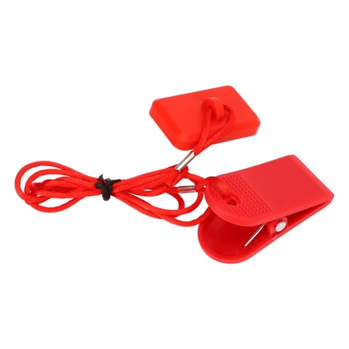 RiToEasysports Clé De Sécurité Pour Tapis Roulant - 2 Pièces Avec Aimant - Interrupteur De Sécurité Universel - Pour Machine à Courir