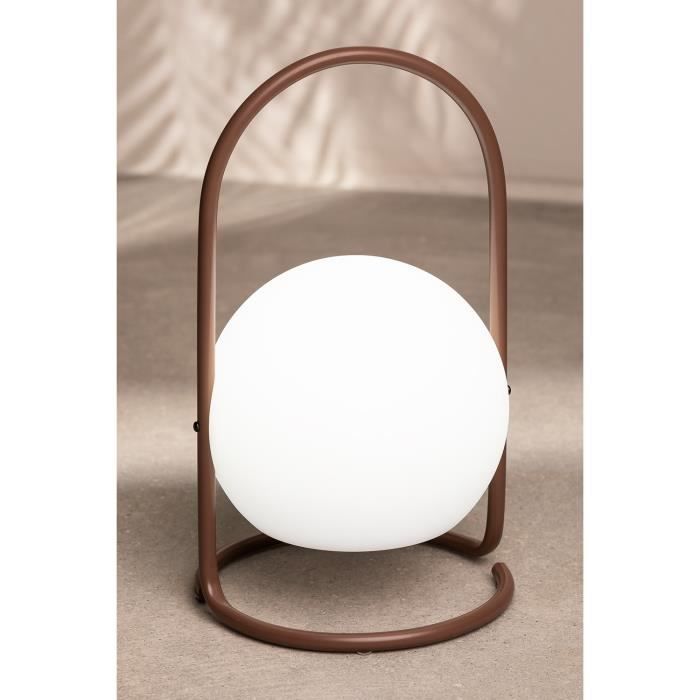 Lampe de Table Led d'Extérieur Balum Terracota - SKLUM - Contemporain -  Batterie - LED intégrée - Cdiscount Maison