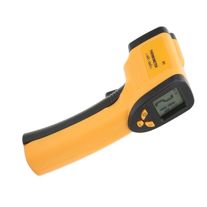 Thermomètre infrarouge pistolet laser électronique sans contact max 550°c