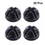 Lot DE 20 Fils Cube Plastique Connecteurs Pour Cubes De Rangement Rayonnage Et Armoire Modulaire Organiseur Dressing Fermoir Boucle Clip Noir 55788802 - 2