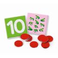 Montessori - Clementoni - Les chiffres tactiles - Jeu éducatif apprentissage des chiffres - 10 cartes chiffres rugueux - Dés 3 ans-3