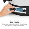 Stérilisateur de bocaux électrique - Klarstein KonfiStar 60 Digital - 60 litres - robinet - 100°C-3