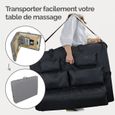 Housse de transport pour table de massage avec rangements - Noir - Vivezen-3