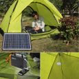 Générateur Solaire Station D'Énergie avec panneau Solaire +Kits Lampe Solaire Extérieur pour Extérieur,Camping,Voyages Chasse-3