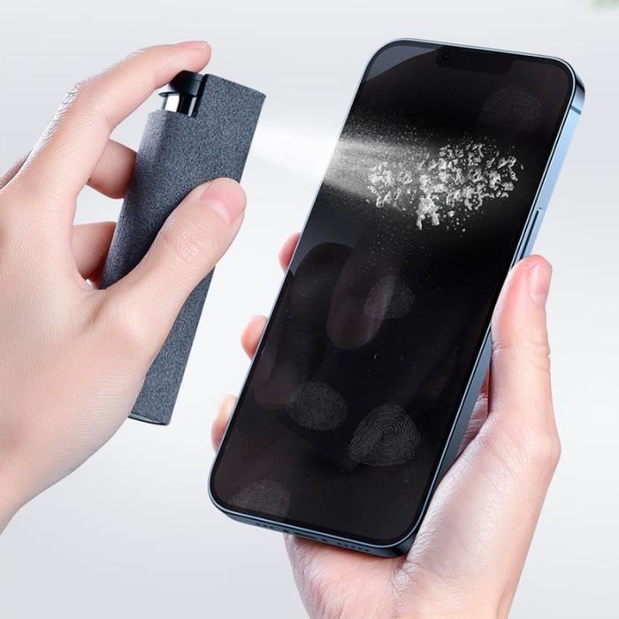 Tissu de compensation - Nettoyeur'écran de téléphone portable 3 en 1, Outil  de dépoussiérage, Spray pour iPho