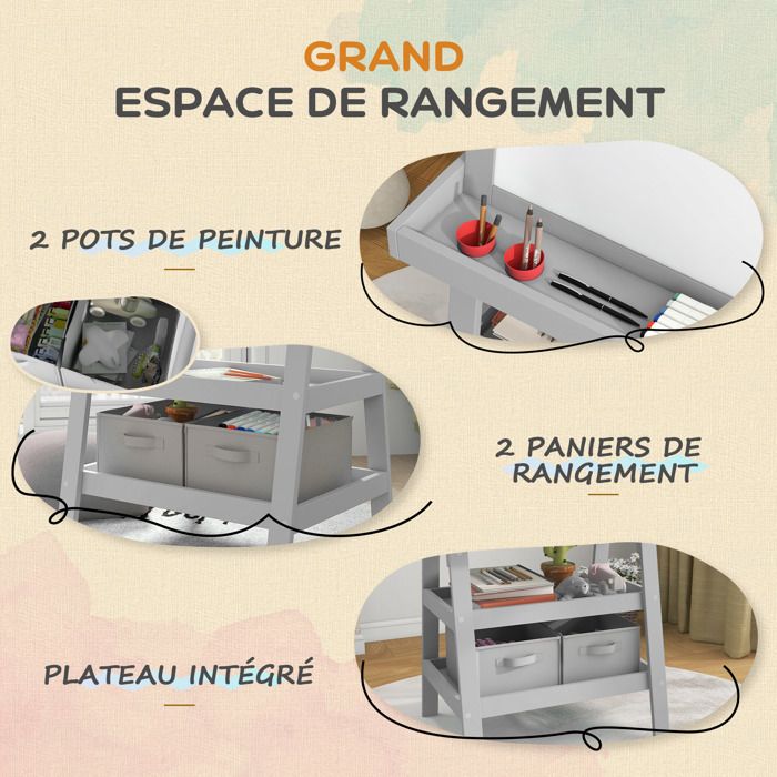 CHEVALET EN PAPIER Rouleau Porte-papier Pour Enfants Feuille Rouler EUR 47,17 - PicClick FR