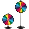 Roue de fortune 24 - Réglable - Couleur - Avec trépied - Éditable Roue de fortune 24 - Réglable - Couleur - Avec trépied - Éditable