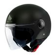 Casque moto jet MT Helmets Street - noir brillant - XS (53/54 cm)-0