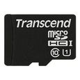 TRANSCEND Premium - Carte mémoire flash (adaptateur microSDHC - SD inclus(e)) - 8 Go - Class 10 - 133x - micro SDHC-0
