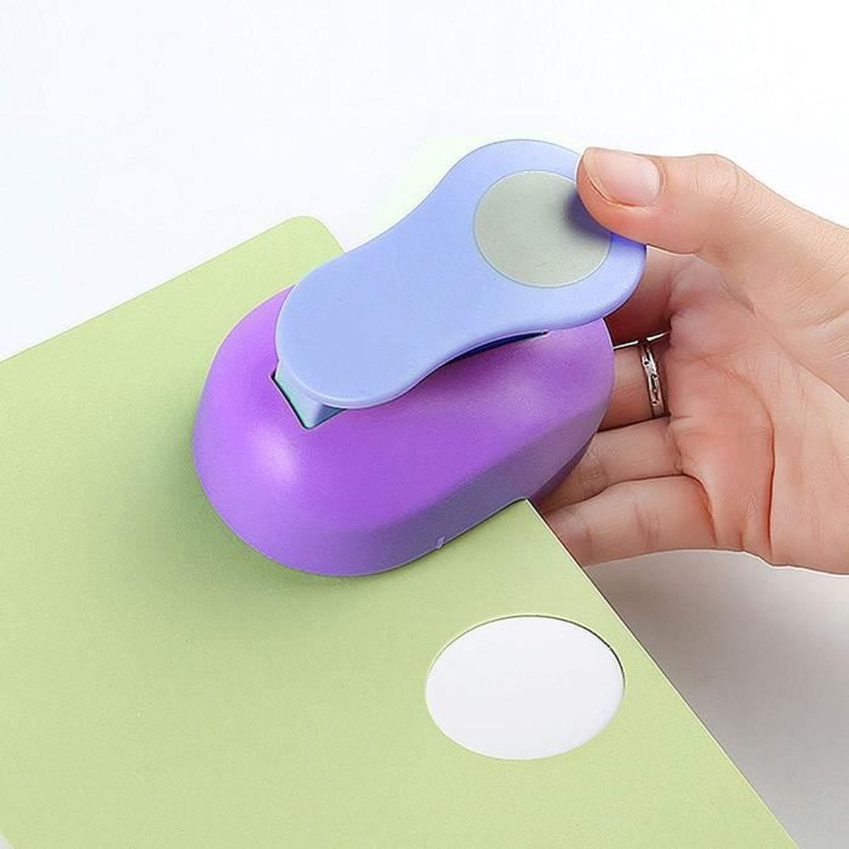 3 Punzonatrici Per Carta Forma Rotonda - Per Scrapbooking E Lavoretti - Foto 11