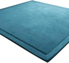 YNKKVRE Tapis épais en velours corail pour enfants, tapis d'éveil doux, tatami, antidérapant, grand tapis de jeu (bleu vert, 100 x 200 cm)