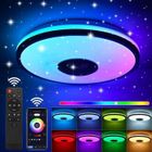 LEMONBEST Plafonnier LED 36W RGB Dimmable, avec Haut-parleur Bluetooth, Contrôlé par Télécommande et APP Mobile - Pour Chambre, Salon