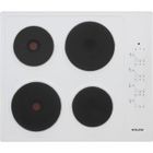 Table électrique - GLEM - GTL640WH - 4 foyers - 7000 W - Blanc