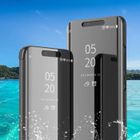 MSK Coque Huawei Mate 20, Housse Étui Miroir Flip Avec Stand Fonction Protection Cover Pour Huawei Mate 20 - Noir