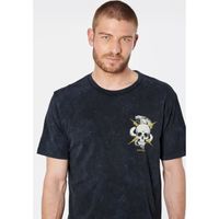 KAPORAL - T-shirt noir homme 100% coton  RALPH