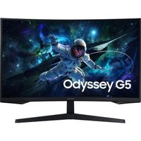 Écran PC - SAMSUNG - ODYSSEY G55C - 27" 165Hz - Dalle VA - 1 ms - HDMI / DisplayPort