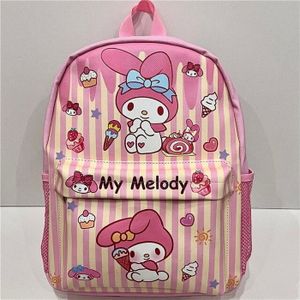 SACOCHE Cartoon sac à dos 38x28x11 cm haute capacité imperméable enfants anime cartable Hello Kitty kulomi sac étudiant d