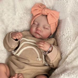 Anano Réaliste Reborn Bébé Poupées Garçon 48 Cm Silicone Poupées Re