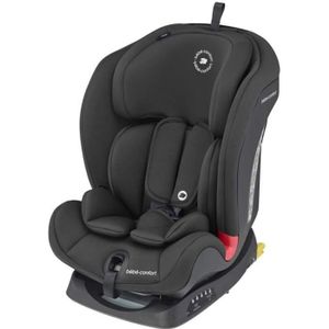 SIÈGE AUTO BEBE CONFORT Siège auto Titan, Groupe 1/2/3, de 9 mois à 12 ans, évolutif et inclinable, ISOFIX, Basic Black