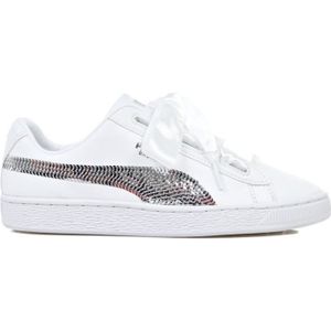 basket puma heart rose