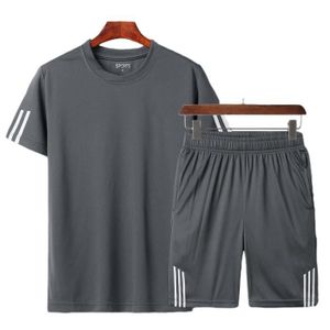 Ensemble de vêtements T-shirt et Short Ensemble de Survêtement Homme 2 P