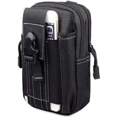 Sac Ceinture Tactique Nylon - Multifonctionnel Pour Homme - Idéal Randonnée, Vélo Et Voyage